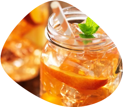 Tea Beverage Solution For Bars, Cafes Or Even For Home - Peach Whisky Iced Tea (528x350), Png Download