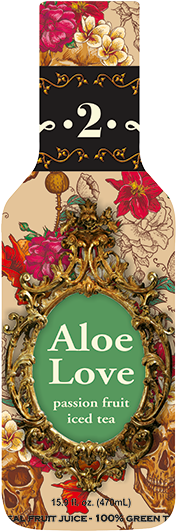 Aloe Love Passion Fruit Iced Tea - Aloe Love (350x538), Png Download