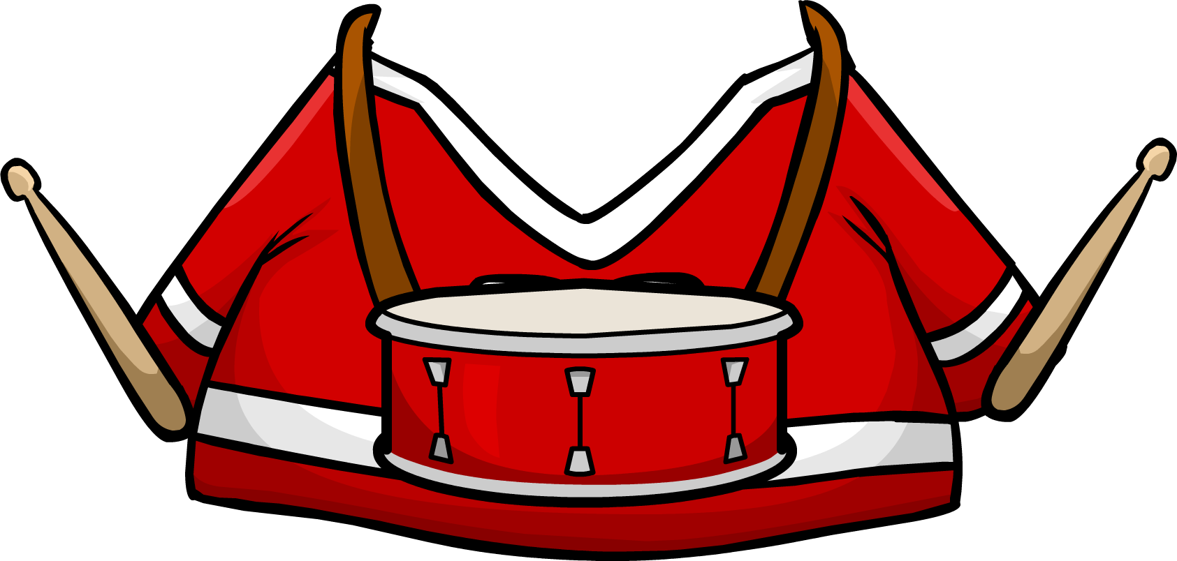 Cj Marching Band Sticker Custom Body Item - Club Penguin Custom Items Png (1685x804), Png Download
