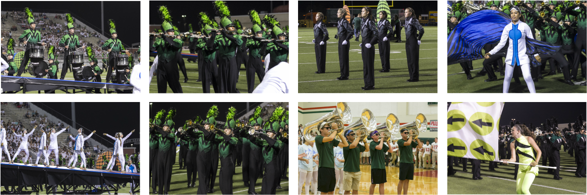 Bands Of America Marching Contests - Photograph (1164x388), Png Download