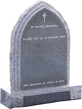Grave Accessories - Headstone (400x476), Png Download