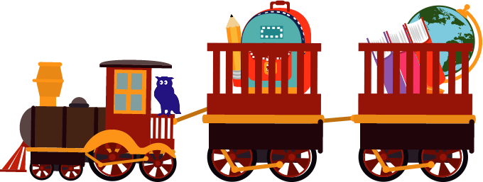Navigation - School Train Clip Art (680x257), Png Download