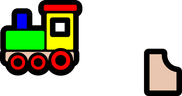 Toy Train Clipart - Toy Train Clip Art (600x318), Png Download