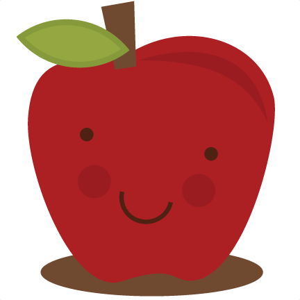 Teacher Apple Clipart Free Images 2 2 Clipartpost - Cute Apple Clip Art (432x432), Png Download