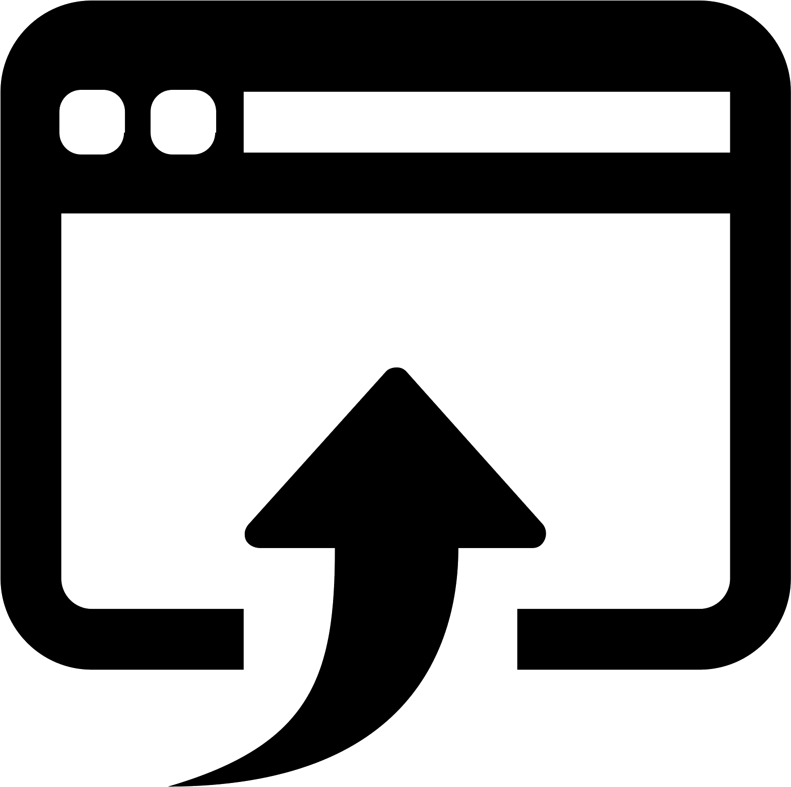Open In Browser Icon - Browser Icon (1600x1600), Png Download