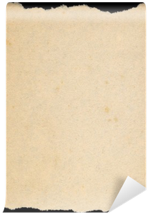 Vintage Yellow Torn Paper Isolated On Black - Vellum (400x400), Png Download