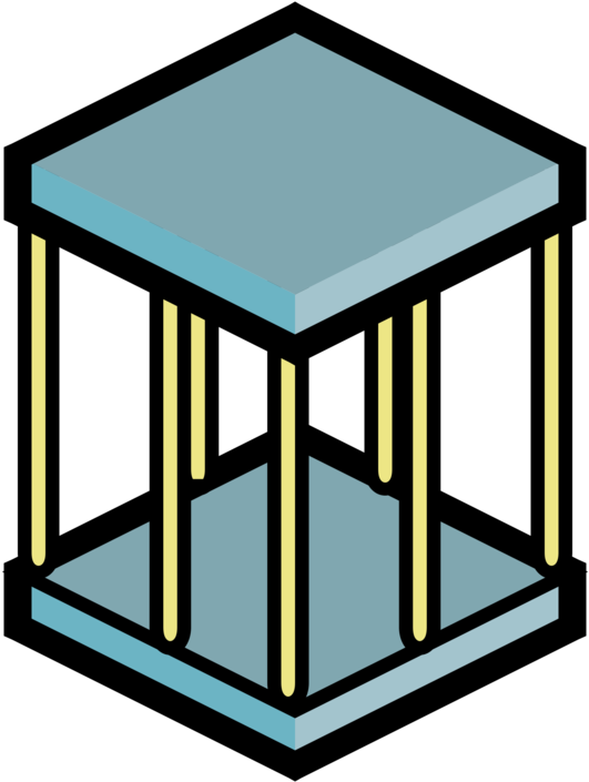 Monkey, Mouse, Flat, Icon, Cartoon, Cage, Lion, Jail - Cage Clipart (480x640), Png Download