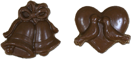 Wedding Bells Assortment Lollipop - Chocolate (500x500), Png Download