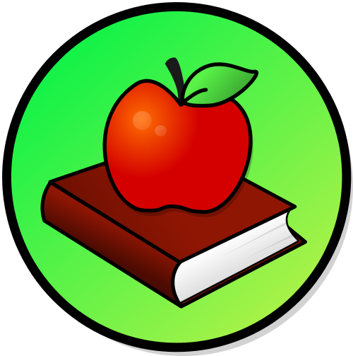 Challenging Teachers Push Students - Apple Book Svg (500x503), Png Download