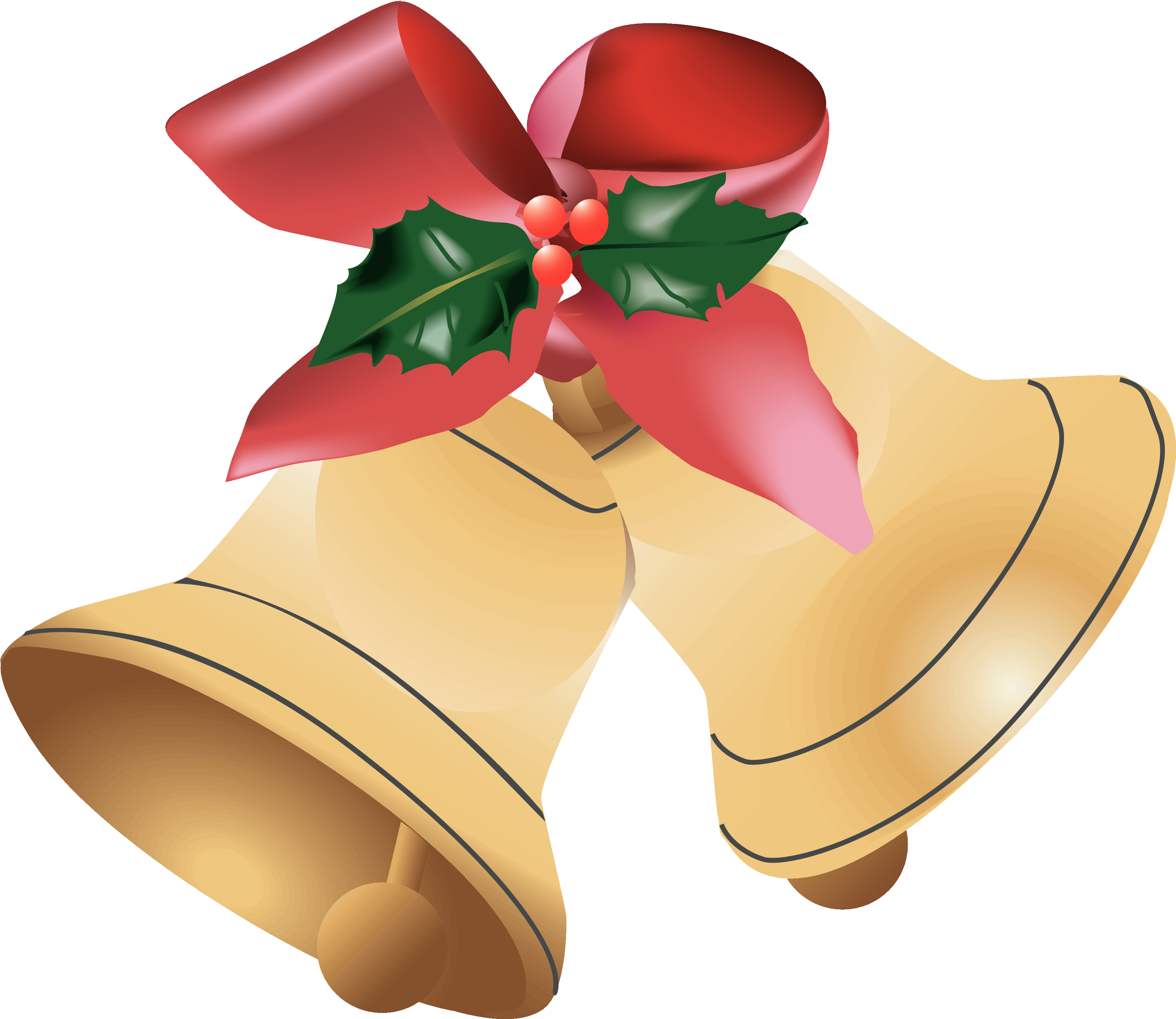 Wedding Bell Pic Free Download Best Wedding Bell Pic - Christmas Clip Art Colour (3300x2871), Png Download