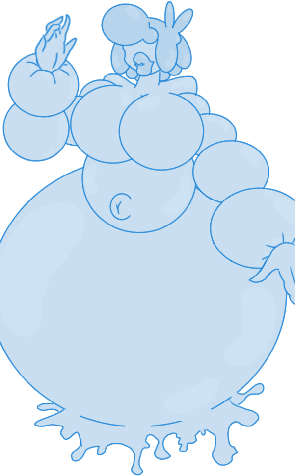 Bloopsie The Chubby Slime - Cartoon (600x1024), Png Download