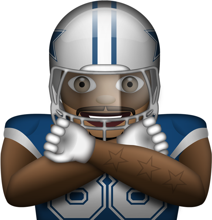 An Nfl Emoji Keyboard Is Now Here - Cowboys Emoji (800x800), Png Download
