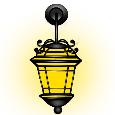 Street Light Clipart Wall Lamp - Light (400x400), Png Download