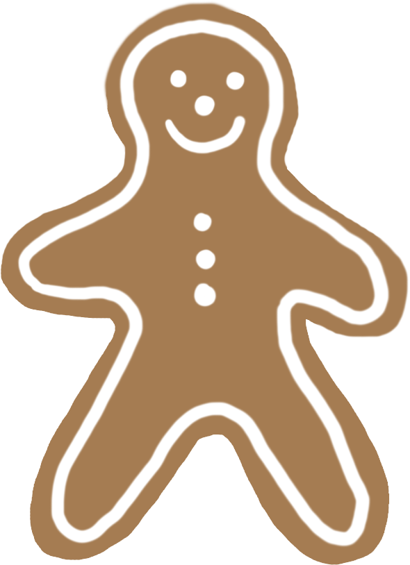 Gingerbread Woman, Gingerbread Man - Png Gingerbread (708x886), Png Download