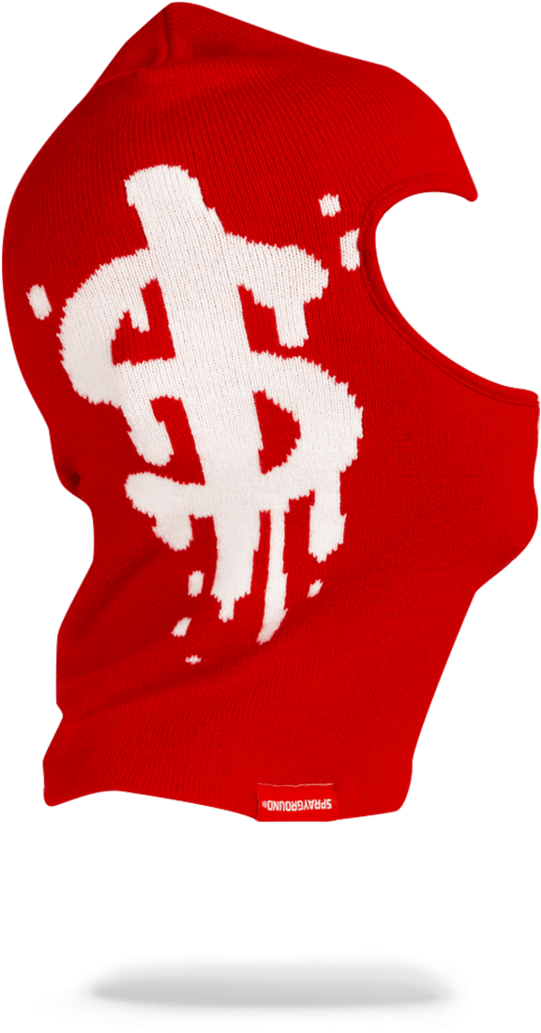 Sprayground- Money Drip Ski Mask Ski Mask - Flag (900x1148), Png Download