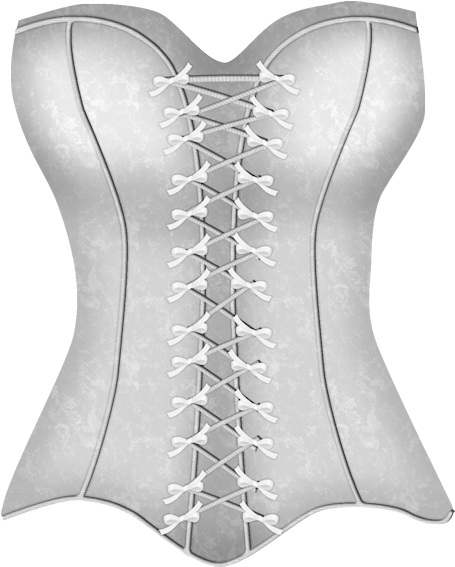 Corseted Clipart Waist Trainer - Imagens De Espartilhos Png (592x600), Png Download