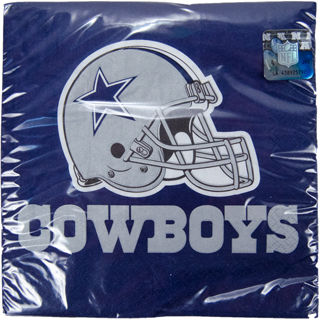 Dallas Cowboy Stars 16 Pack Of Napkins - Dallas Cowboys (800x800), Png Download