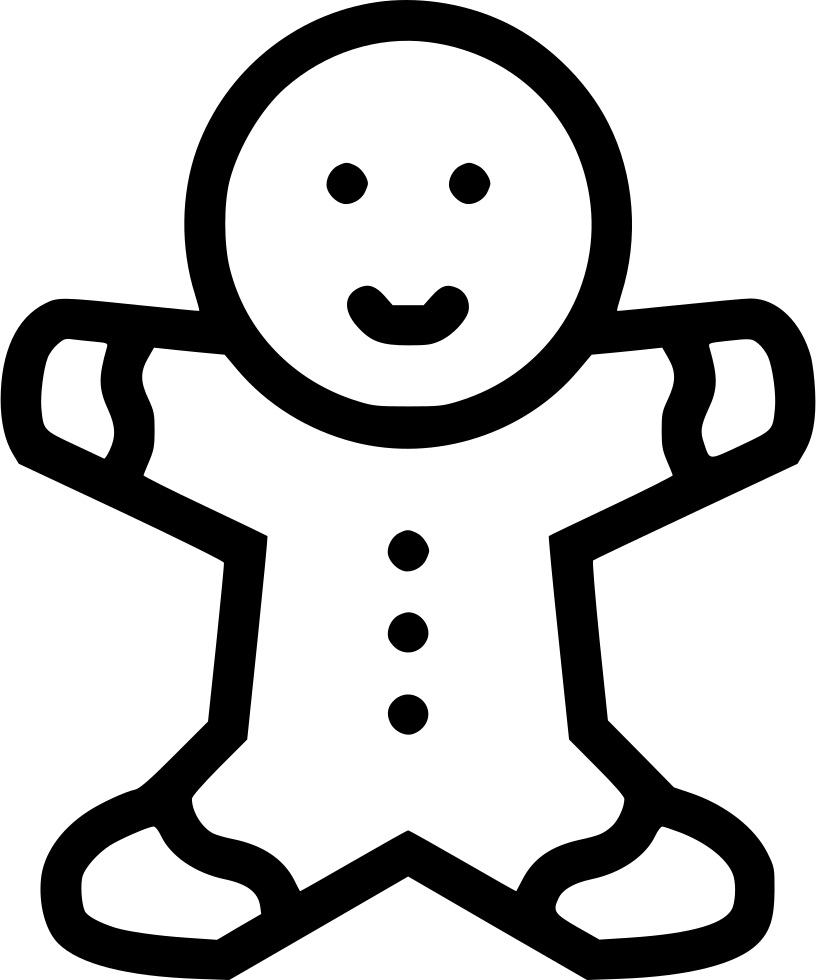 Gingerbread Man Comments - Gingerbread Man (816x980), Png Download