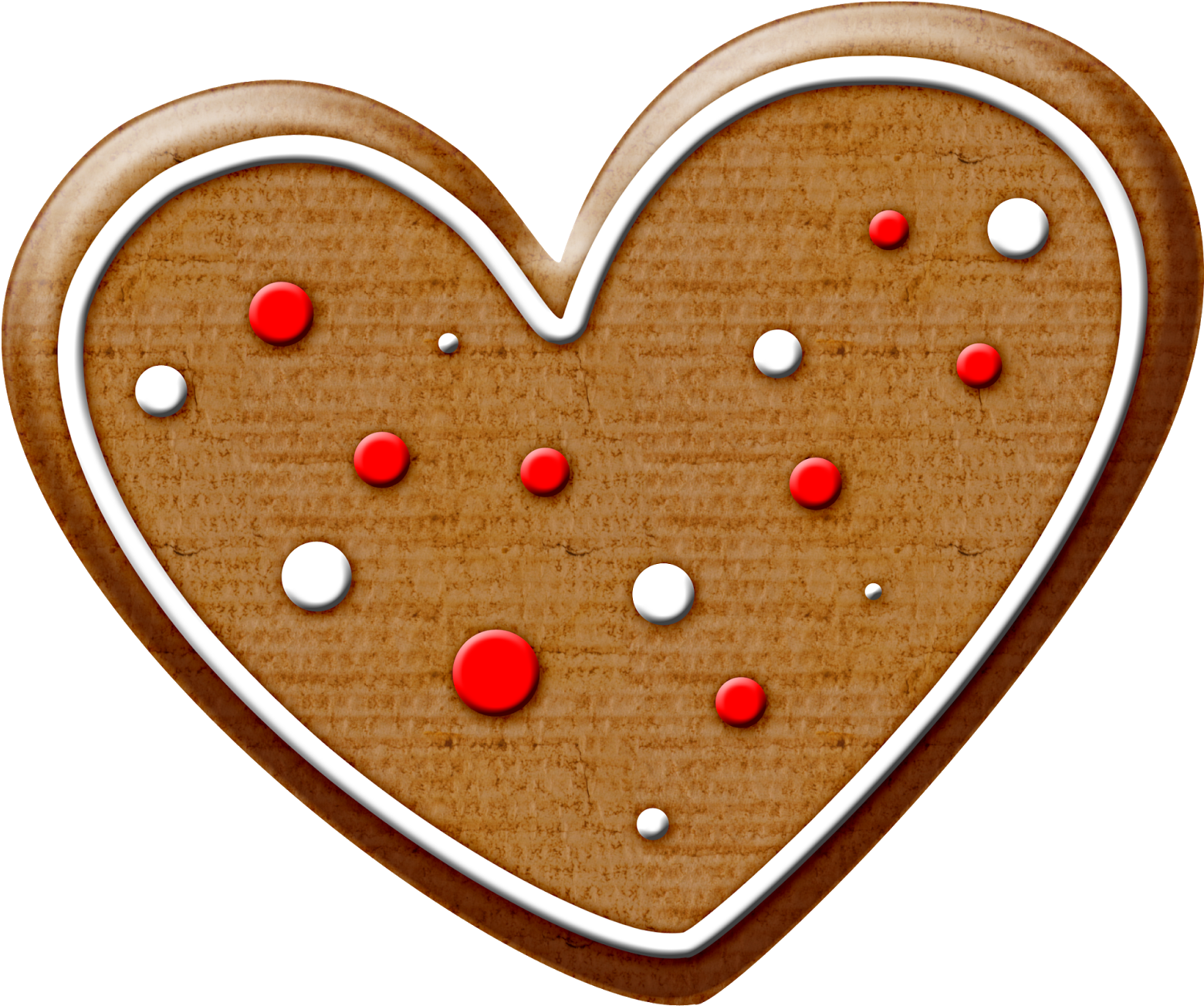 Vc Christmasparty El13 - Heart Cookie Clipart (500x420), Png Download