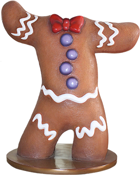 Gingerbread Man Photo Pod - Gingerbread Man (530x750), Png Download