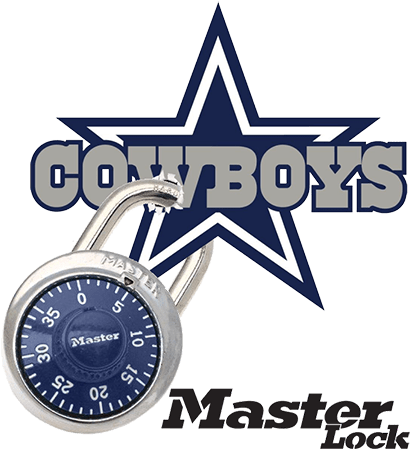Dallascowboys-lock - Master Lock 1491dat Trailer Coupler Latch Pin (450x450), Png Download