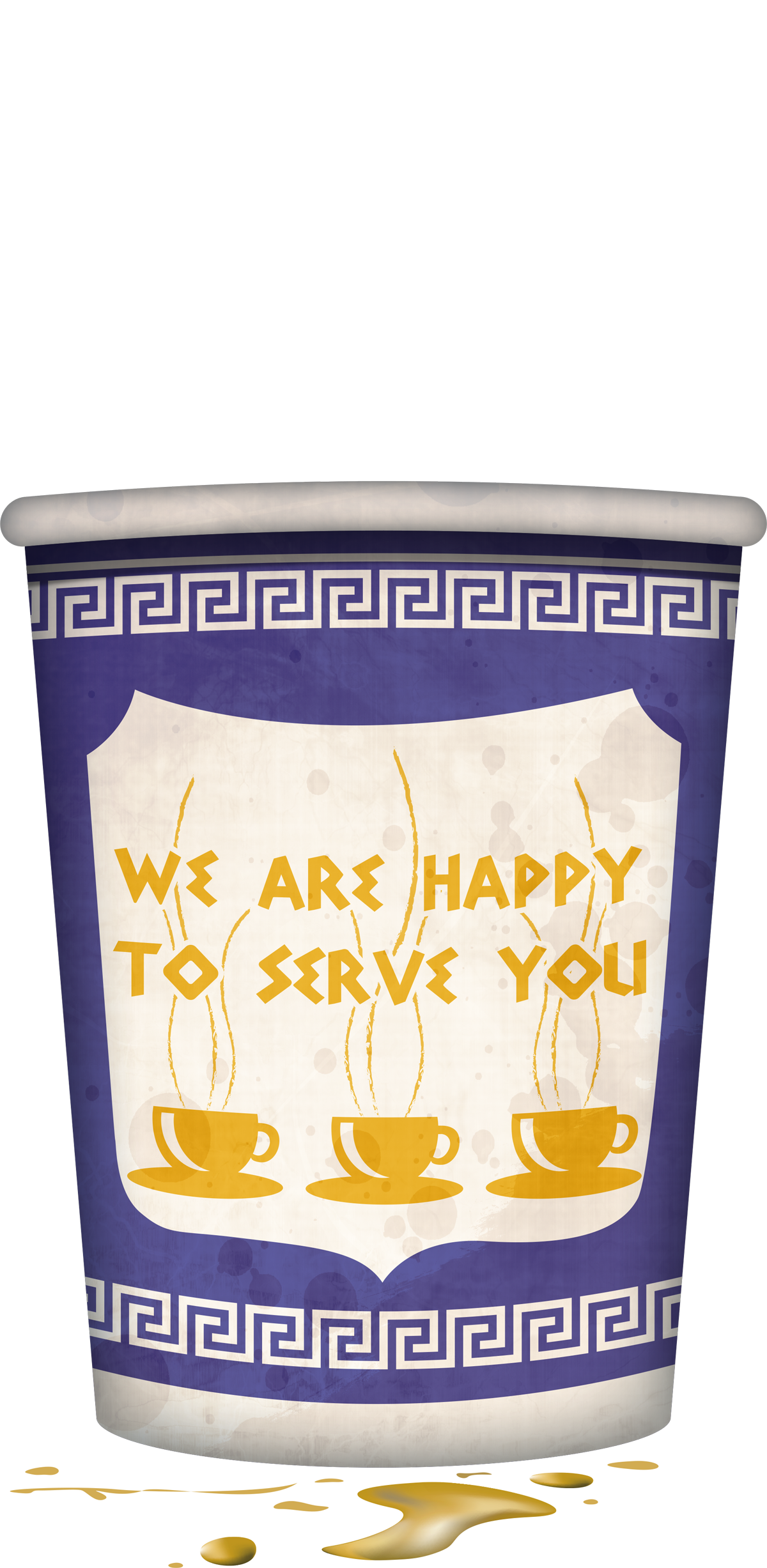 Nowadays You're Just As Likely To Find These Iconic - Nyc Blue Cup Throw Blanket (1200x2454), Png Download