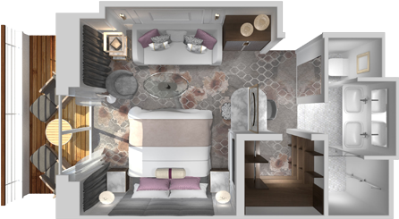 Floor Plan (596x368), Png Download