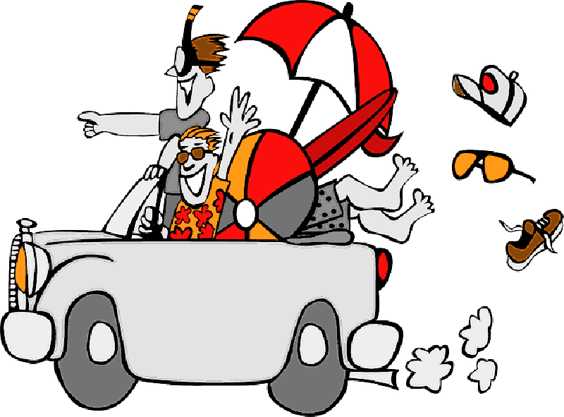 Mb Image/png - 3drose Db_157501_1 Happy Retirement With Car Full (800x591), Png Download