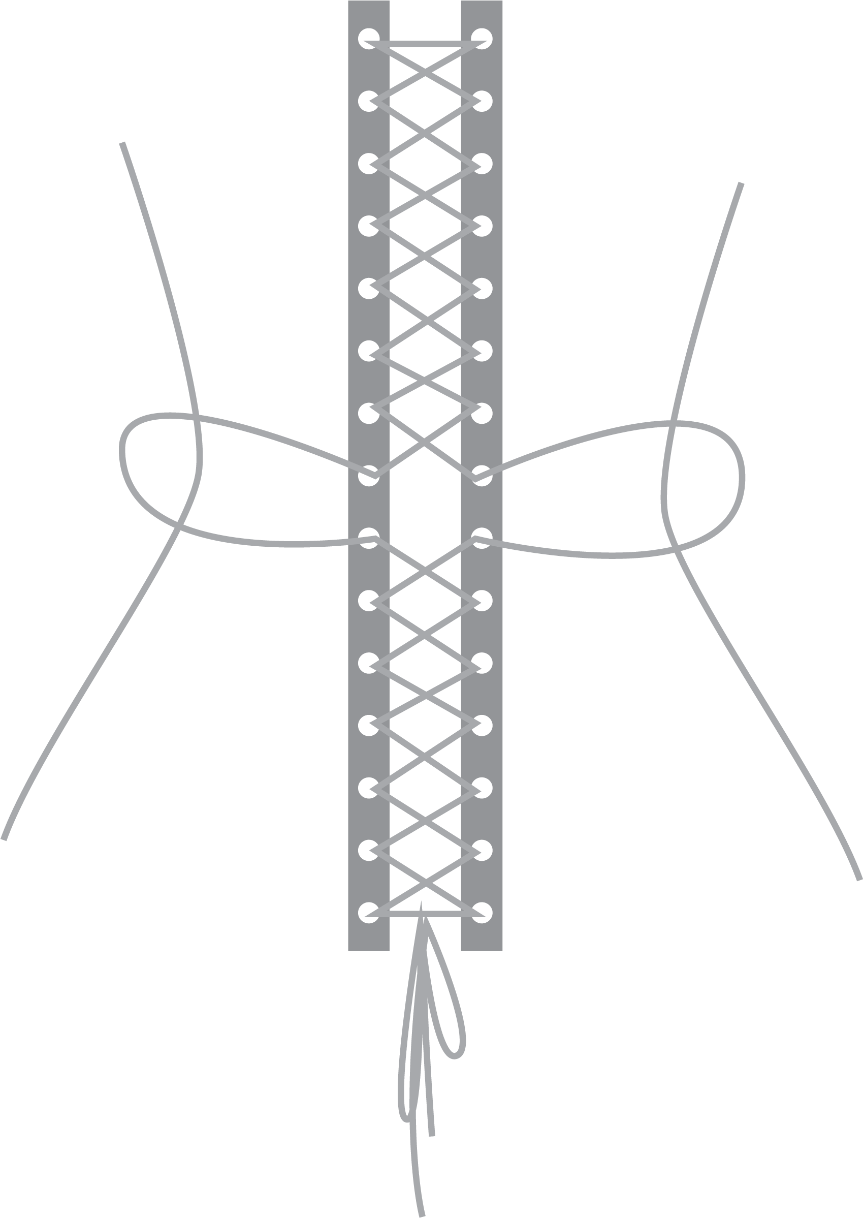 When You Get Your Corset, It Will Be Laced Tightly - Clothes Hanger (2279x2650), Png Download