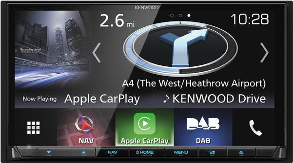 Dnx8170dabs - Kenwood Dnx7170dabs (600x410), Png Download