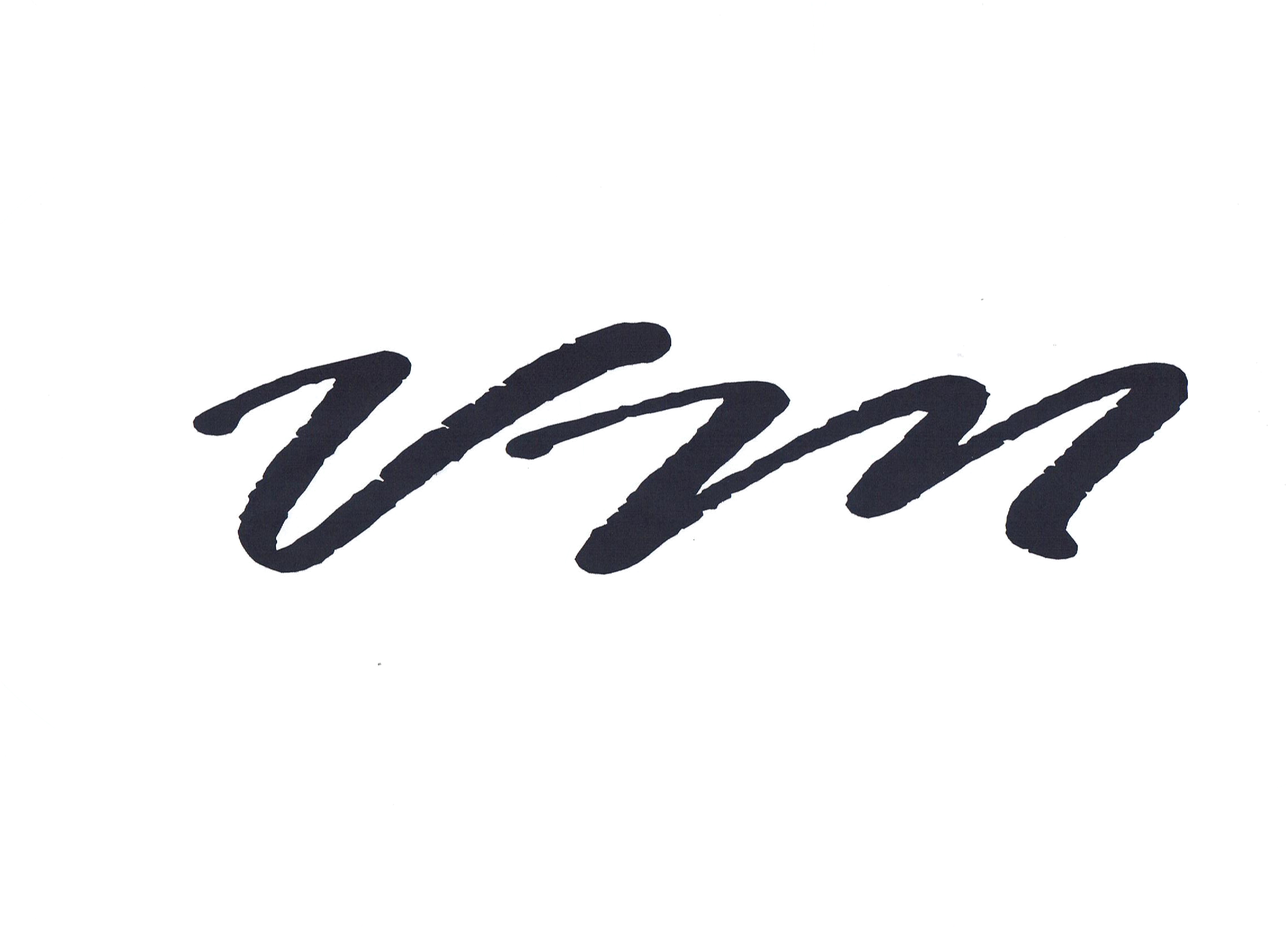 Vesna Molby - Calligraphy (2338x1700), Png Download