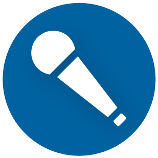 Microphone Icon Gelardin Microphones Guide - Mic Blue Icon Png (388x388), Png Download
