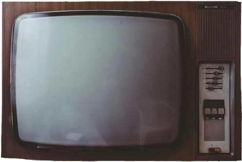 Ftestickers Vintage Old - Television Set (1024x1024), Png Download
