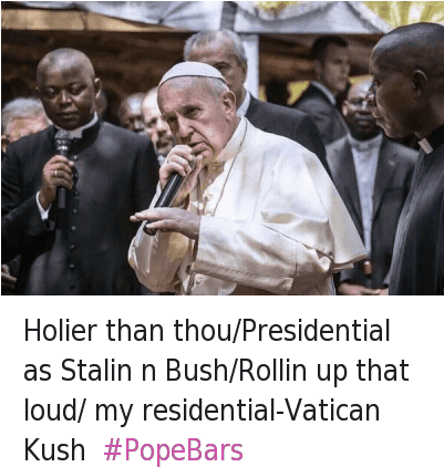 Church, Dope Francis, And Pope Francis - Pope Francis Memes Mixtape (400x435), Png Download
