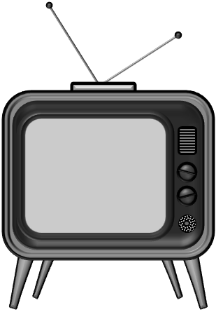 Old Tv Carolyn Braden - Television (309x445), Png Download