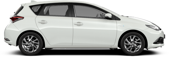 Auris - Hybrid Car Toyota (555x280), Png Download