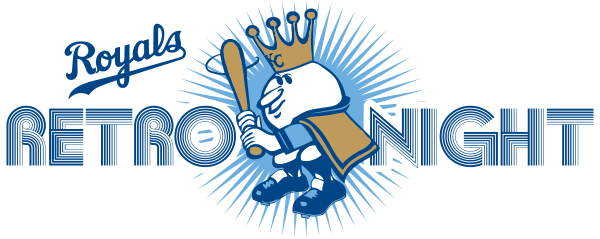 Retro Night Logo - Kansas City Royals (600x239), Png Download