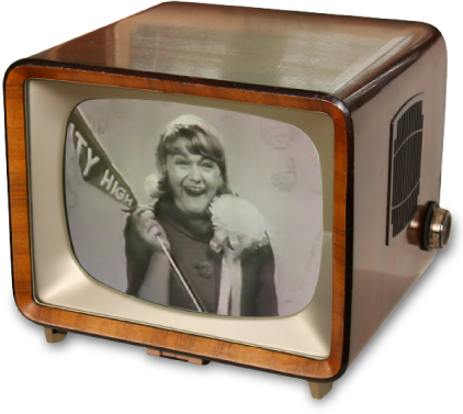 Old Tv - Vintage Old Tv Png (422x377), Png Download