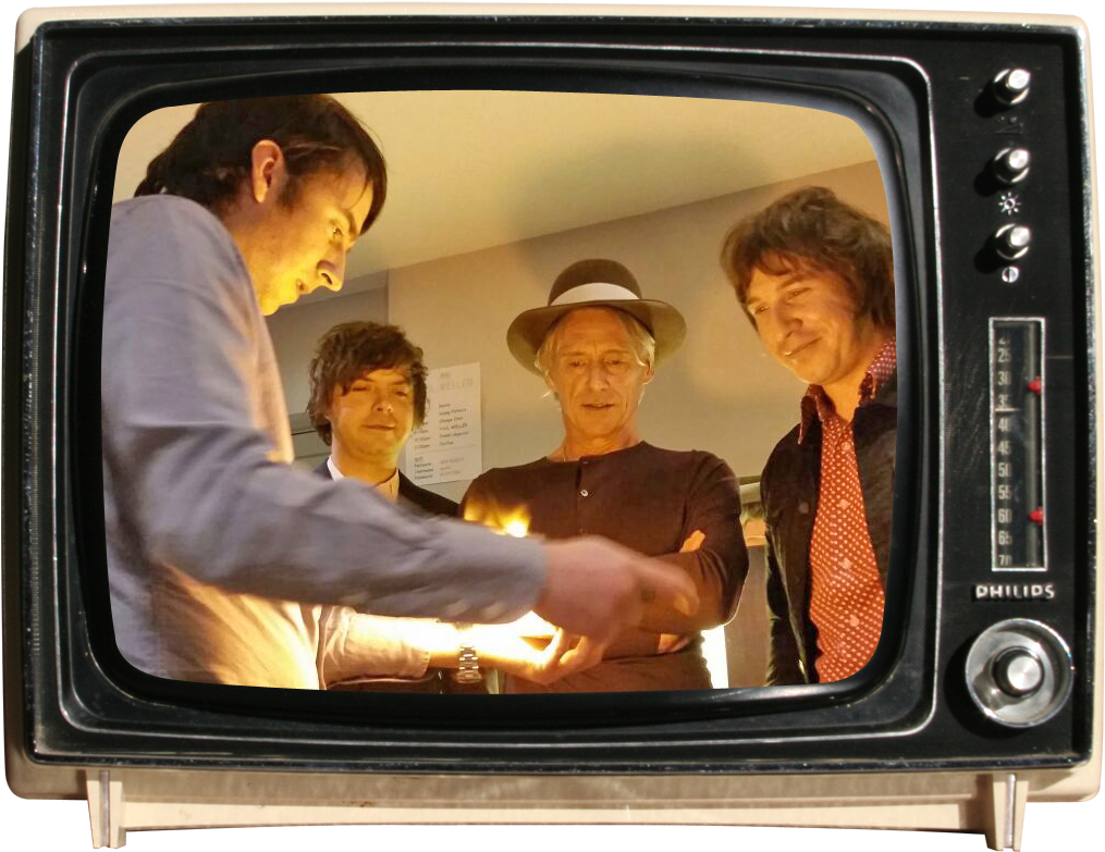 Backstage With Paul Weller - Old Television (1071x819), Png Download