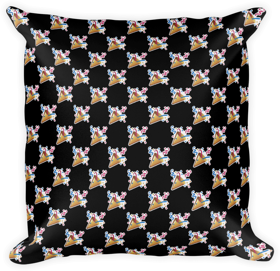 Party Popper-just Emoji - Pillow (1000x1000), Png Download