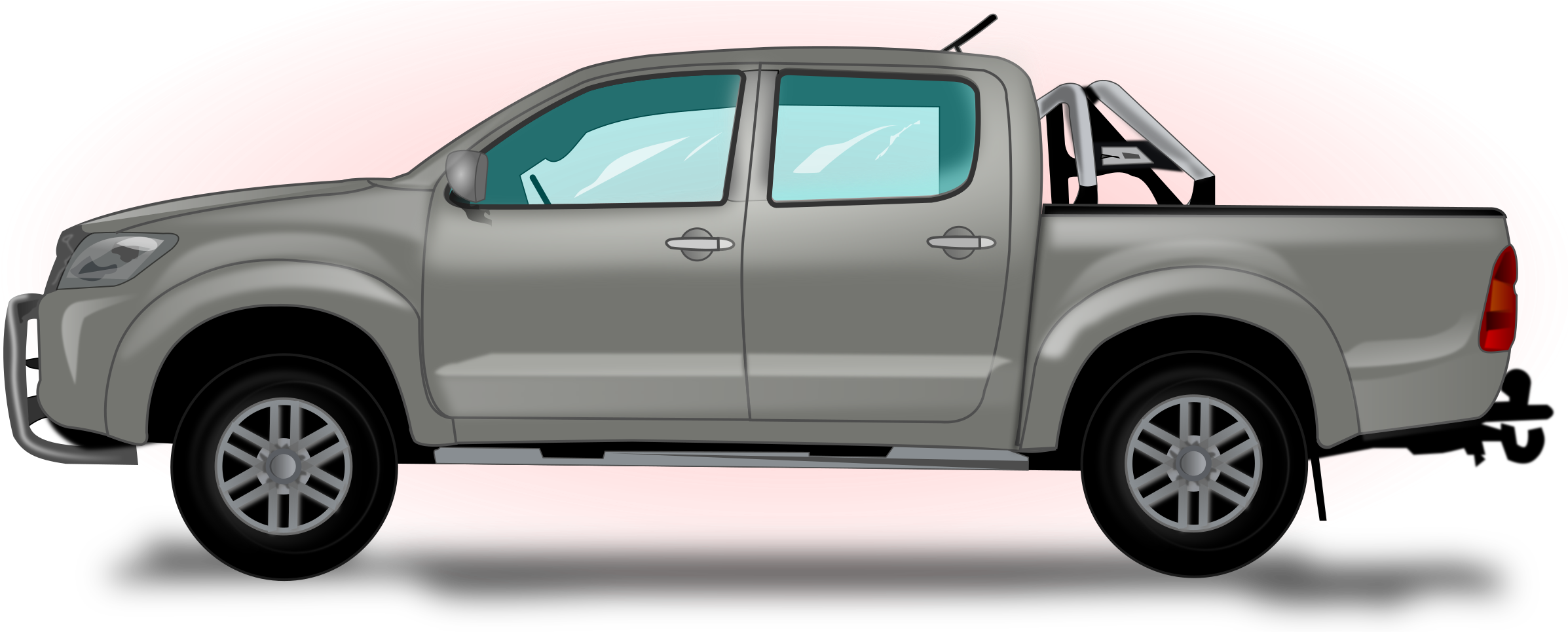 This Free Icons Png Design Of Toyota Hilux (2400x964), Png Download
