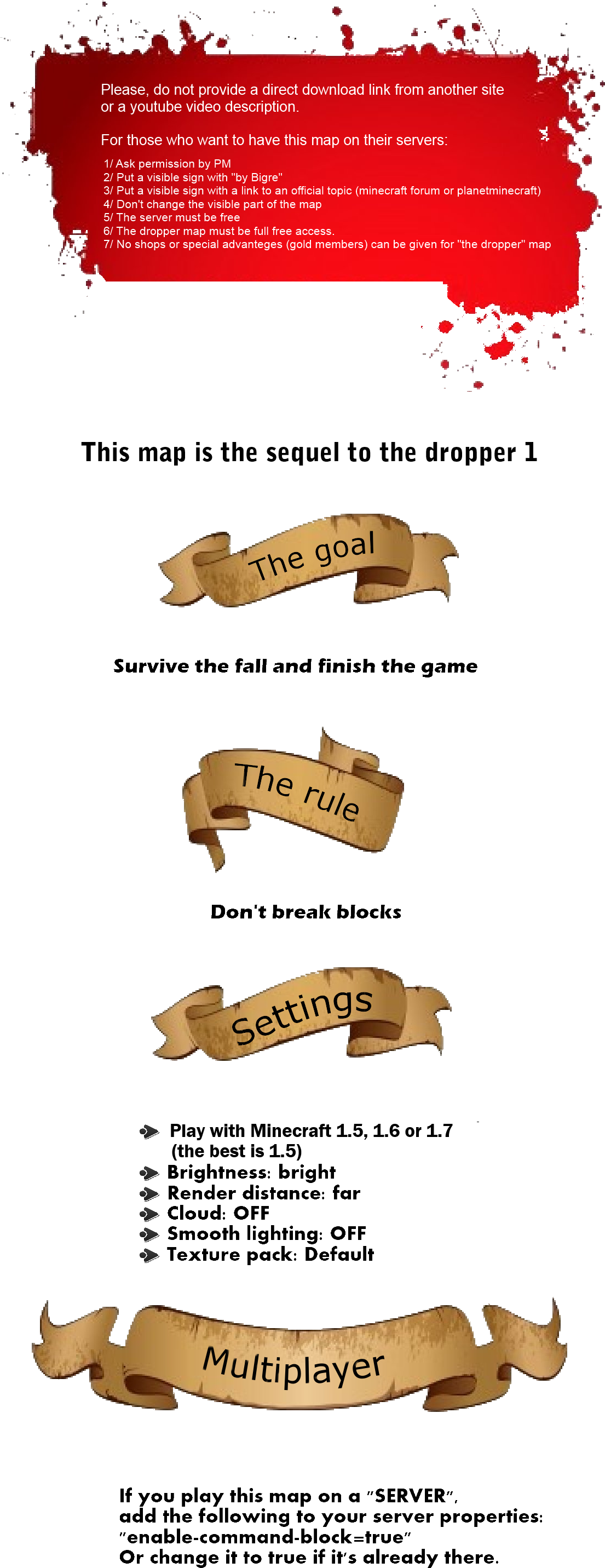 Http - //www - Planetminecraft - Com/project/the Dropper - Zu Viel Information (1146x2896), Png Download