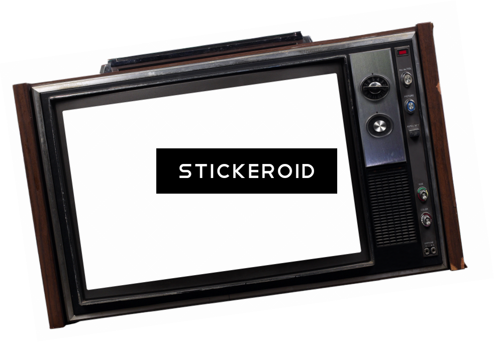 Old Tv - Liquid-crystal Display (983x680), Png Download