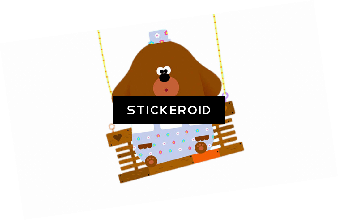 Duggee On Broken Swing - Graphic Design (1093x712), Png Download