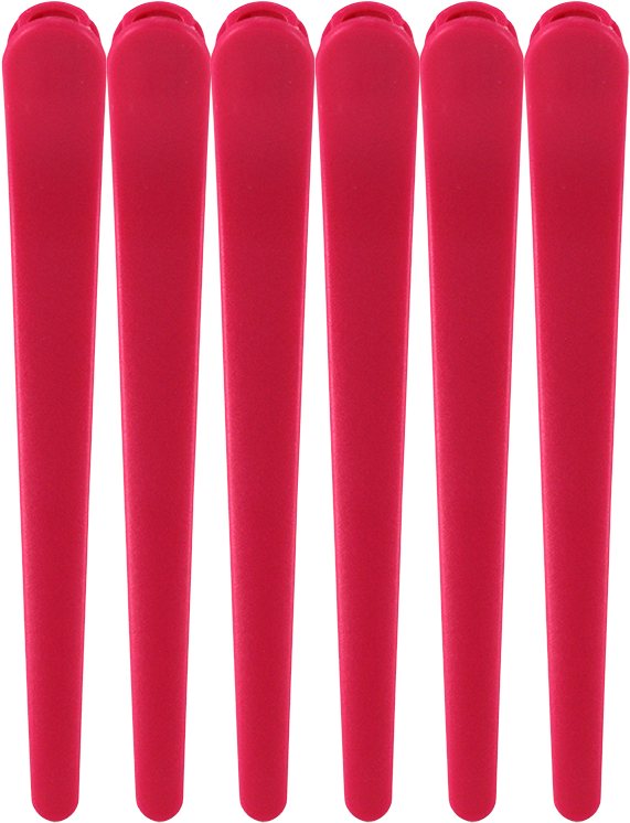 Elite 6 Pack Hair Sectioning Clips - Plastic (611x817), Png Download