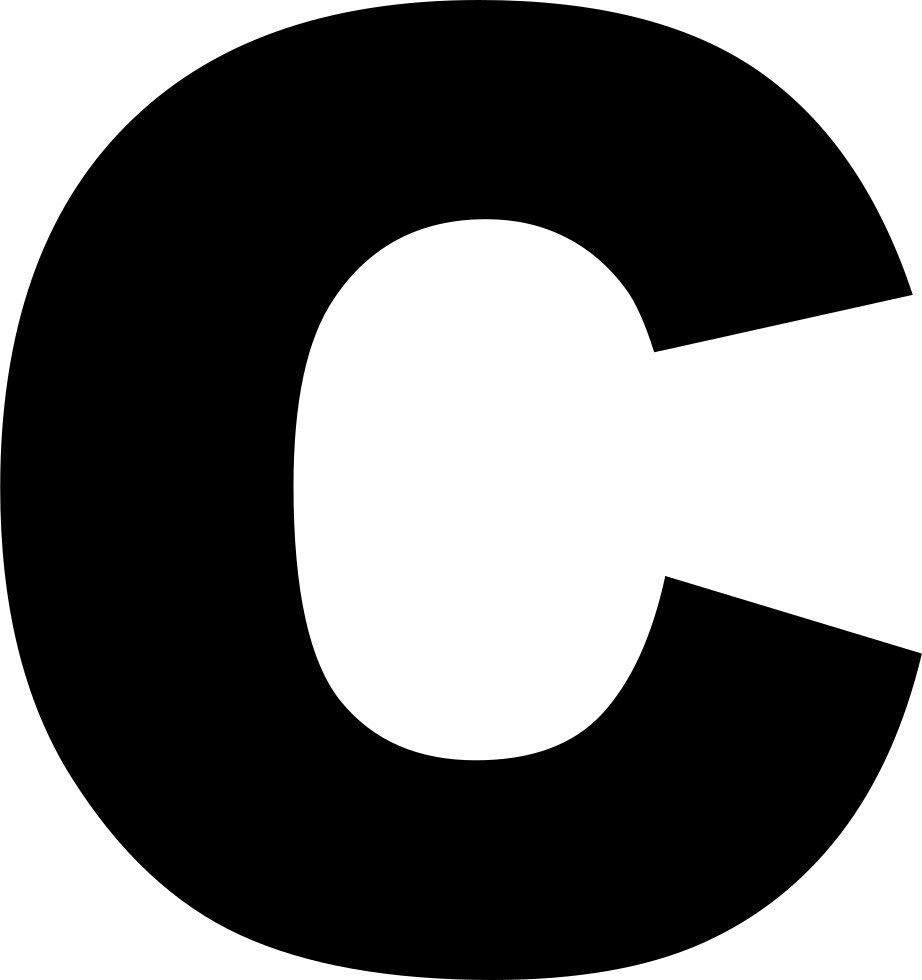 Png File - Hoofdletter C (922x980), Png Download