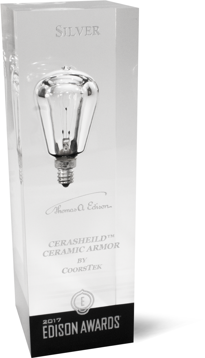 Coorstek Cerashield Ceramic Armor - Trophy (1200x1718), Png Download