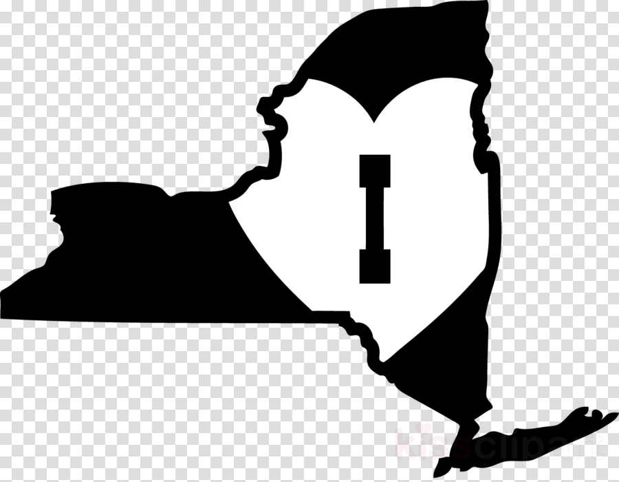 New York State Outline Clipart New York City Texas - Clip Art Christmas Hat Png (900x700), Png Download