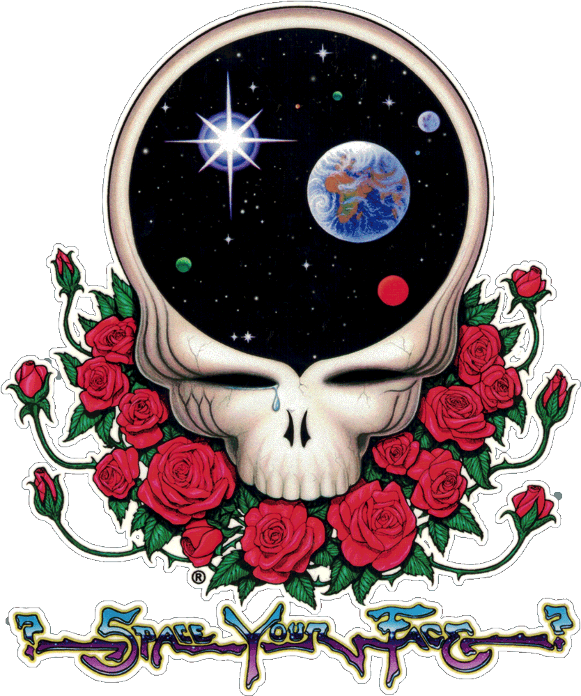 Grateful Dead Space Your Face - Grateful Dead Steal Your Face Tie Dye (842x1000), Png Download