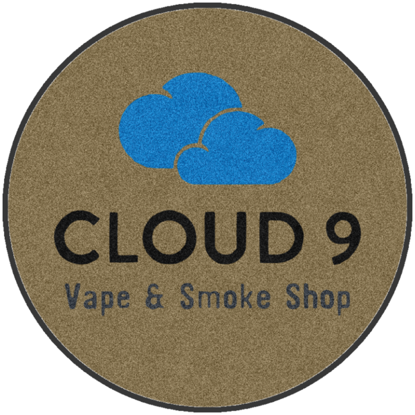 Cloud 9 6 X 6 Rubber Backed Carpeted Hd Custom Shape - Circle (600x600), Png Download